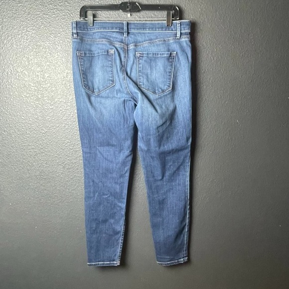 Ann Taylor LOFT Women's Blue Wash Super Skinny Jeans Size 31/12 - Picture 4 of 9